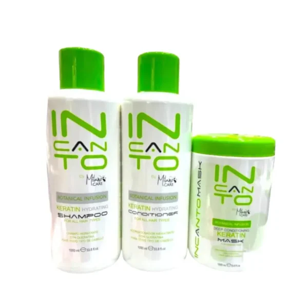Incanto italy 1000mlx3 shampoo, conditoner, mask set