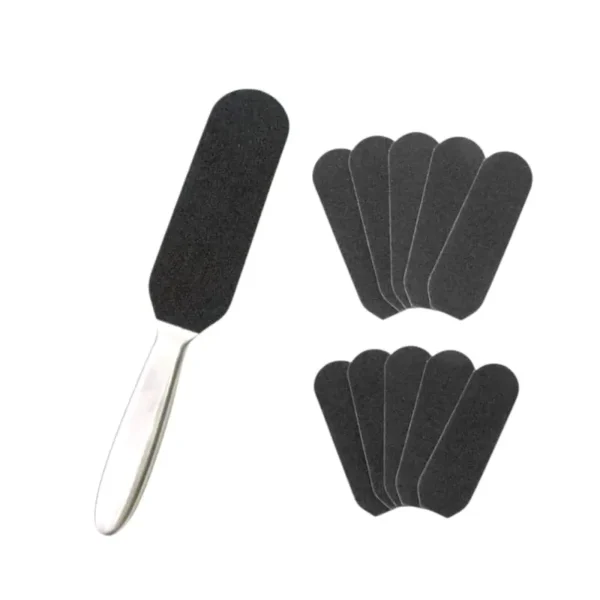 Stainless foot file w 10 refill