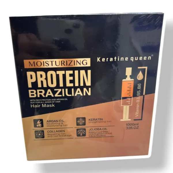 Keratinqueen Straightening Hair Mask Protein Brazillian 1000ml