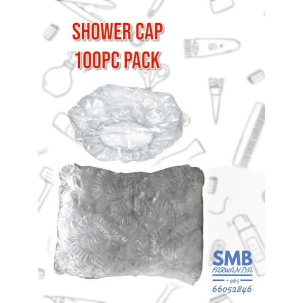 Hair shower cap 100pc pack for hot oil treatment salon