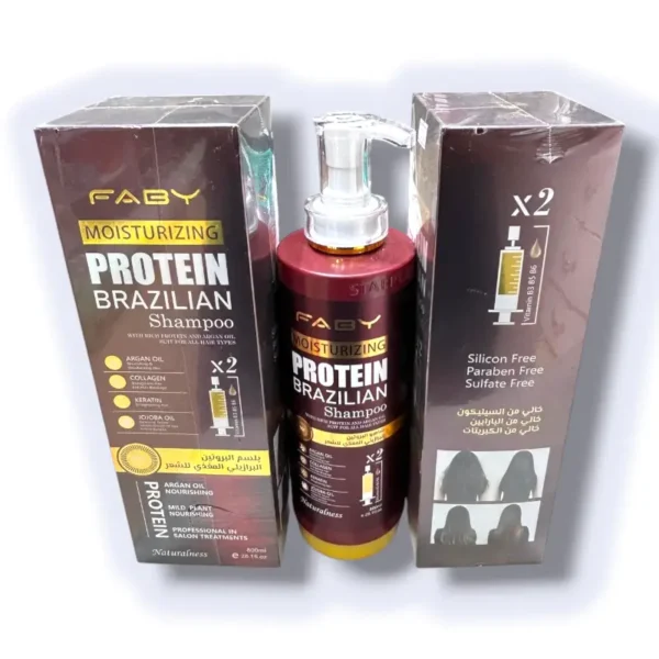 Faby Protein Shampoo 800ml argan collagen jojoba oil