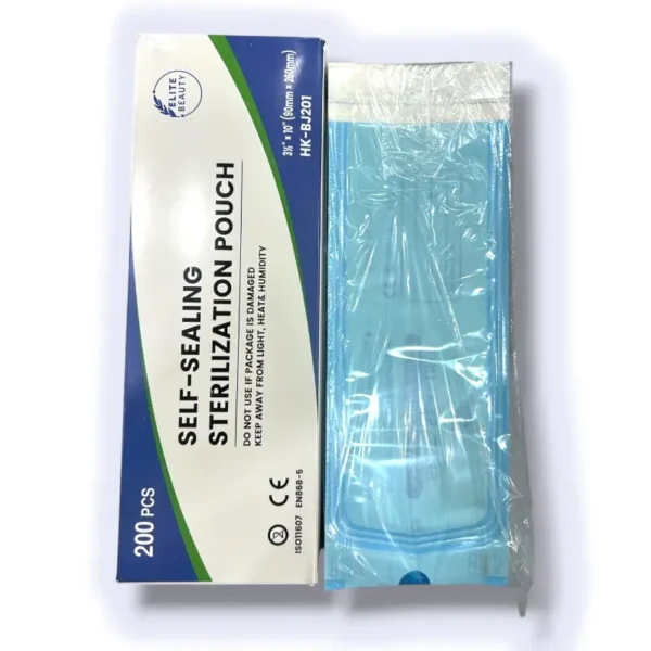 Elite Professional Sterilization Pouch 90x260mm 200pc pack