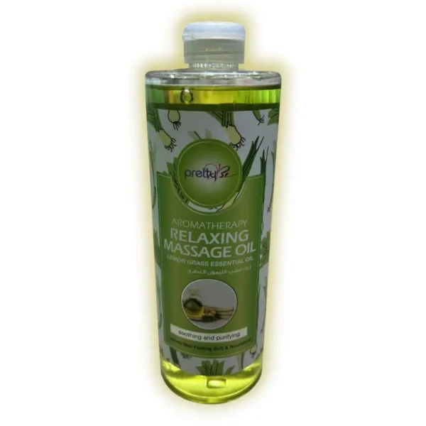 Prettybe Relaxing Massage Oil 1Ltr Lemon Grass